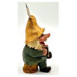 Vintage Henning Norwegian Carved Gnome Figurine