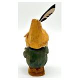 Vintage Henning Norwegian Carved Gnome Figurine