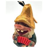 Vintage Henning Norwegian Carved Gnome Figurine