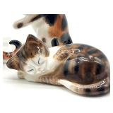 Collection of Six  Royal Douton Porcelain Kitten Figurines