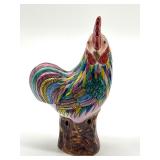 Pair of Vintage Chinese Rooster Figurines