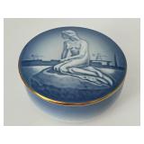 Bing and Grøndahl Covered Dish with Mermaid