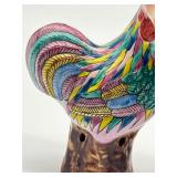 Pair of Vintage Chinese Rooster Figurines