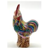Pair of Vintage Chinese Rooster Figurines
