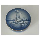 Bing and Grøndahl Covered Dish with Mermaid