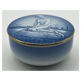 Bing and Grøndahl Covered Dish with Mermaid