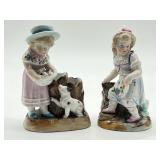 Two Antique Victorian Fairing Match Strike Holders