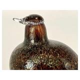 Vintage Miniature Art Glass Nuutajarvi Bird Figurine