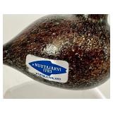 Vintage Miniature Art Glass Nuutajarvi Bird Figurine