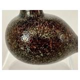 Vintage Miniature Art Glass Nuutajarvi Bird Figurine