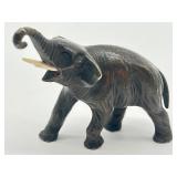Vintage German Miniature Bronze Elephant Figurine