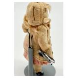 Antique Miniature Doll Figurine with Her Ice Skates