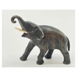 Vintage German Miniature Bronze Elephant Figurine