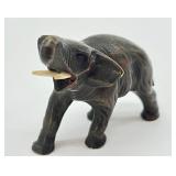 Vintage German Miniature Bronze Elephant Figurine