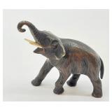Vintage German Miniature Bronze Elephant Figurine
