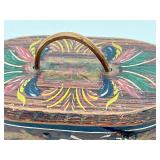 Two Hand Painted Swedish Tine Box