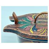 Two Hand Painted Swedish Tine Box