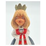 Pair of Vintage Norwegian Carved Wooden Figurines