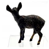 Vintage Miniature Bronze Deer Figurine