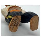 Pair of Vintage Norwegian Carved Wooden Figurines