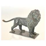 Vintage Miniature Austria Bronze Lion Figurine