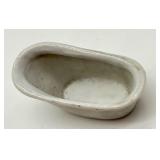 Vintage Miniature Dollhouse Bathtub and Jointed Doll