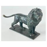 Vintage Miniature Austria Bronze Lion Figurine