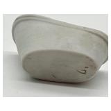 Vintage Miniature Dollhouse Bathtub and Jointed Doll