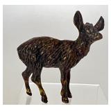 Vintage Miniature Bronze Deer Figurine
