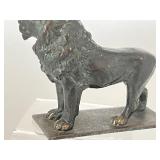 Vintage Miniature Austria Bronze Lion Figurine