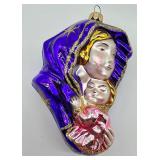 Vintage Polonaise Ornament Madonna with Child