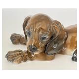 G. Kuspert Rosenthal Dachshund Porcelain Figurine