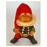 Vintage Wooden Carved Henning Gnome Figurine