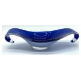 Art Glass Bowl by Paul Kedelv Flygsfors