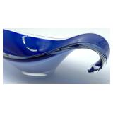 Art Glass Bowl by Paul Kedelv Flygsfors