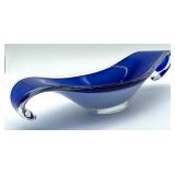 Art Glass Bowl by Paul Kedelv Flygsfors