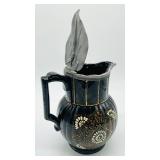 Antique English Hand Painted Pitcher