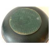 Two Vintage Wooden Norwegian Hand Painted Rosemaling Bowls