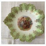 Antique Victorian Gravy Boat and Under Plate by Victoria (Austria)