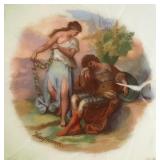 Antique Victorian Gravy Boat and Under Plate by Victoria (Austria)