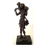 Bronze Sculpture Gabriel with Lamb