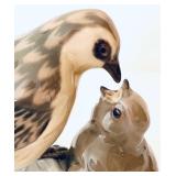 Bing & Grøndahl Mother Bird Feeding Baby Bird Figurine No. 1869