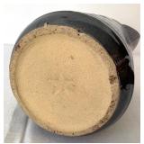 Antique North Star Stoneware Grape Trellis Pitcher