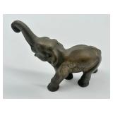 Vintage Cast Iron Elephant Figurine