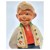 Pair of Hand Carved Scandinavian Figurines