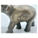 Vintage Cast Iron Elephant Figurine