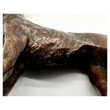 Two Antique Austria Dog Bronze Figurines