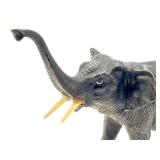 Vintage Bronze Elephant Figurine