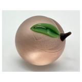 Vintage Orient Flume Peach Paperweight