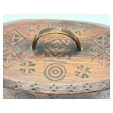 Antique Wooden Swedish Bentwood Box